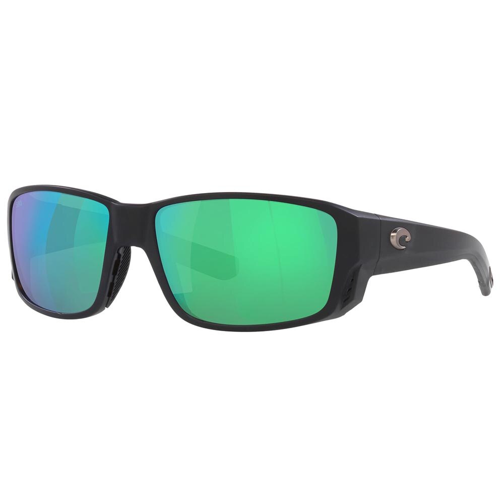 Costa Tuna Alley PRO Sunglasses Polarized in Matte Black with Green Mirror 580G